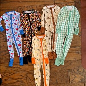 Little Sleepies and Angel Dear Colorful Kids PJ Collection
